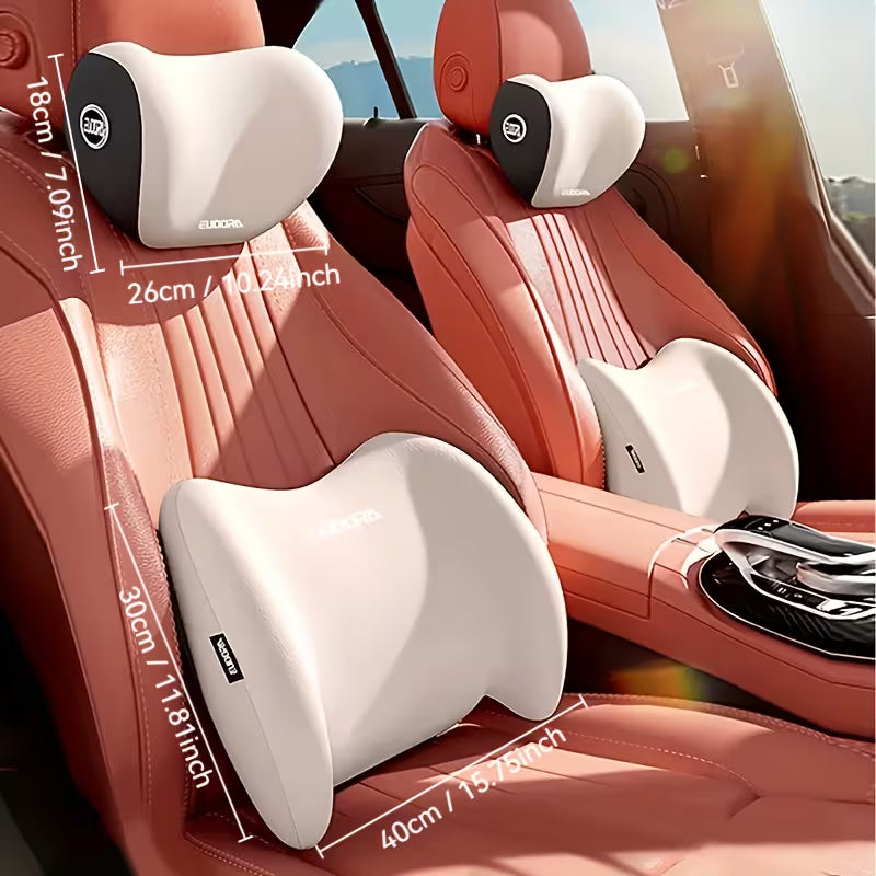 Car Headrest & Lumbar Cushion Se